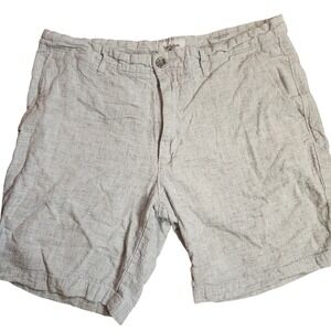 Goodfellow & Co Mens Linden linen Shorts Size 36 Gray‎ 9  Casual natural